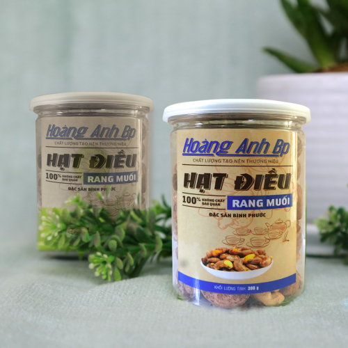 Hạt Điều Rang Muối (Hũ Nhựa 300gr)